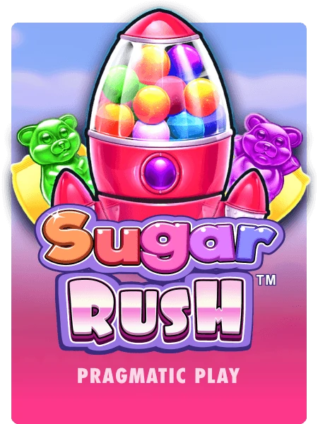 Пинко казино — оригинальная обложка Sugar Rush от Pragmatic Play